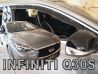 Дефлектори вікон Infiniti Q30S (15-19) - Heko (вставні) 3