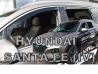 Дефлекторы окон Hyundai Santa Fe IV (TM; 19-) - Heko (вставные)