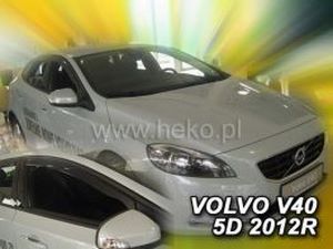 Дефлектори вікон Volvo V40 (12-19) - Heko (вставні) 3