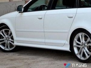 Накладки на пороги Audi A3 8PA (04-12) 5D Sportback - S3 стиль