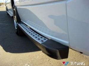Подножки боковые за задним колесом VW Crafter "DOT Line"