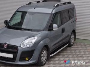 Пороги боковые Fiat Doblo II (10-22) - Dolunay 4