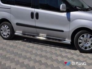 Трубы боковые FIAT Doblo II (2010-) пороги 3