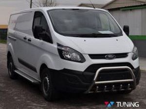 Кенгурятник FORD Custom (13-17) - с грилем 3