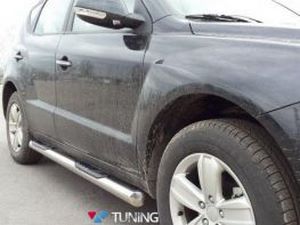 Пороги боковые Geely Emgrand X7 (13-) - трубы