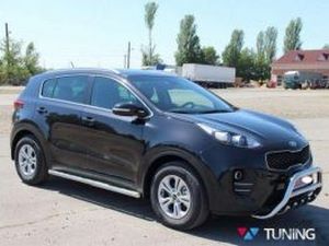 Трубы боковые KIA Sportage IV (2016+) - чистые 3 3