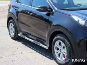 Боковые трубы Kia Sportage IV (QL; 16-21) - с ABS накладками 2