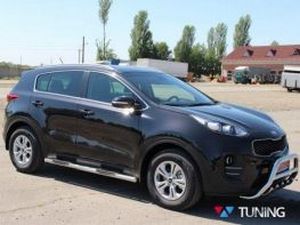 Боковые трубы KIA Sportage IV (с ABS накладками) 4 4