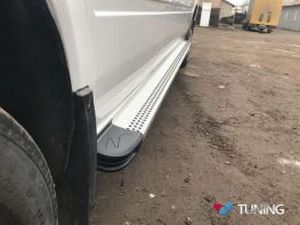 Пороги боковые Mercedes Sprinter W901 (95-06) -  Maya Grey 3