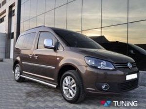 Трубы боковые VW Caddy III (2004+) - без пластиковых накладок 2 2