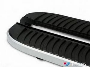 Пороги боковые VW Caddy III (2K; 04-20) - Tayga Grey 2