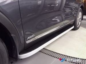 Пороги боковые VW Caddy III (2K; 04-20) - Tayga Grey 4