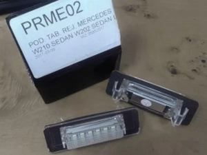 Підсвітка заднього номера Mercedes W210, W202 (97-01) Sedan - Led 4