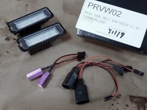 Подсветка заднего номера VW Passat CC (08-16) - LED Canbus 2