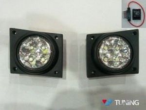 Противотуманки FIAT Fiorino (2008-) диодные LED DRL 1