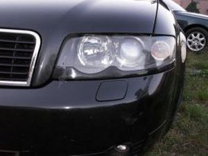 Нижние реснички на фары Audi A4 B6 (2000-2004) 1 1