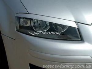 Реснички на фары AUDI A3 8P (03-08) - ABS
