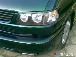 Реснички VW T4 (96-03) косой капот - с зубчиком