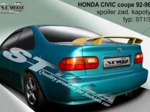 Спойлер багажника HONDA Civic V (1991-1995) Coupe "ST1" 2