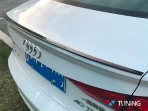 Лип спойлер багажника AUDI A3 8V (2012+) Sedan - S-Line (под покраску) 2 2