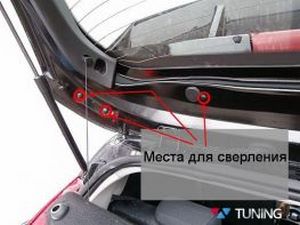 Спойлер Ford Fiesta Mk7 (08-17) - RS стиль 5