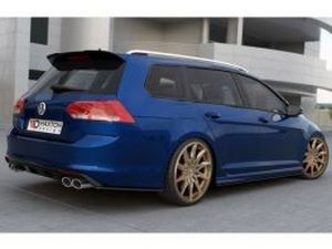 Накладка на задній спойлер VW Golf VII R (13-20) Універсал 3