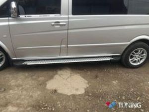 Пороги боковые Mercedes Vito W638 (96-03) - Almond Grey 4