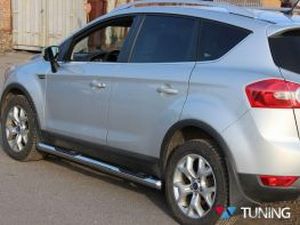 Пороги боковые Ford Kuga I (2008+) - трубы 2 2