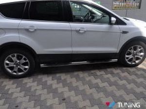 Пороги боковые Ford Kuga II (13-19) - трубы 3