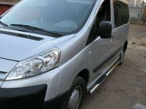 Трубы боковые FIAT Scudo (2007-2015) пороги 3