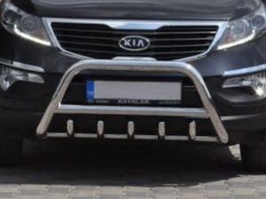 Кенгурятник Kia Sportage III (SL; 10-15) - с грилем