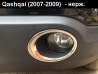 Хром накладки на протитуманки Nissan Qashqai I J10/+2 (07-13) 4