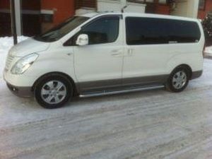 Пороги боковые (площадка) Hyundai H300 (2008-) - Premium 2