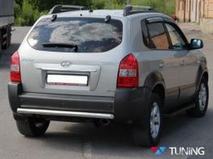 Защита задняя (труба) HYUNDAI Tucson JM (2004-2010) - фото #2 2