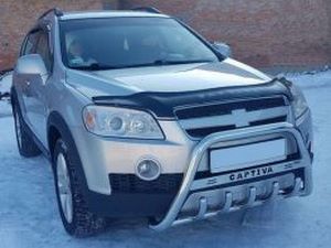 Кенгурятник Chevrolet Captiva I - с грилем 3 3