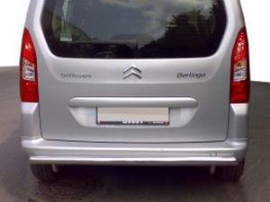 Защита заднего бампера Citroen Berlingo II (2008+) - труба 2 2