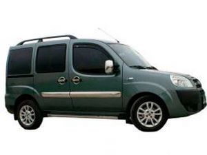 Хром накладки на зеркала Fiat Doblo I (00-05) 2