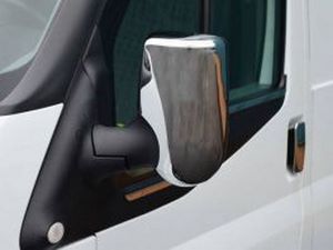 Хром накладки на зеркала Ford Transit III (00-13) 4