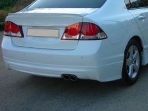 Юбка задняя HONDA Civic VIII (06-12) Sedan - Mügen стиль 1