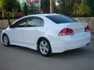 Юбка задняя HONDA Civic VIII (06-12) Sedan - Mügen стиль 3