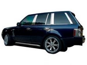 Хром молдинги дверних стійок Range Rover III Vogue (L322; 02-12) 2