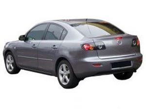 Хром на кромку багажника Mazda 3 (BK; 03-08) Sedan 2