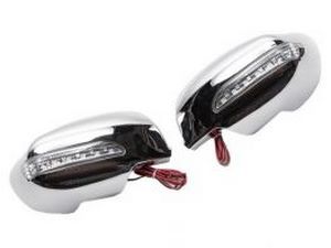 Хром накладки на дзеркала Mazda 6 II (GH; 07-12) - LED повороти 2