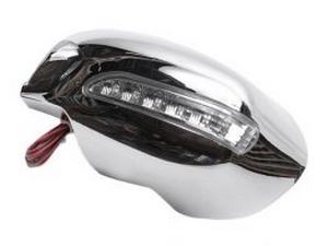 Хром накладки на дзеркала Mazda 6 II (GH; 07-12) - LED повороти 3