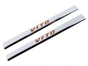 Накладки на дверные пороги Mercedes Vito W638 (96-03) - Carmos 2