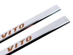 Накладки на дверные пороги Mercedes Vito W638 (96-03) - Carmos 3