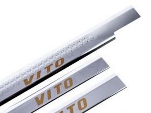 Накладки на внутренние пороги Mercedes Vito W638 (96-03) - Carmos 3
