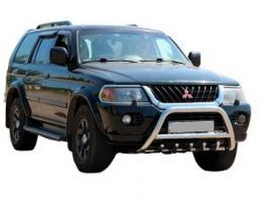 Кенгурятник Mitsubishi Pajero Sport I - с грилем 2 2