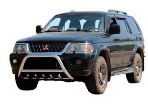 Кенгурятник Mitsubishi Pajero Sport I - с грилем 3 3