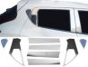 Хром молдинги дверних стійок Nissan Juke I (F15; 10-19) 1